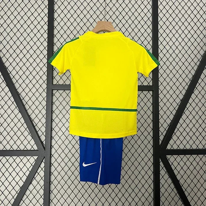 Kids' Brazil Retro Kit 2002