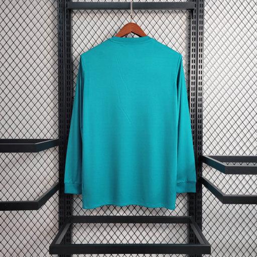 Real Madrid long-sleeve retro jersey 2017 2018