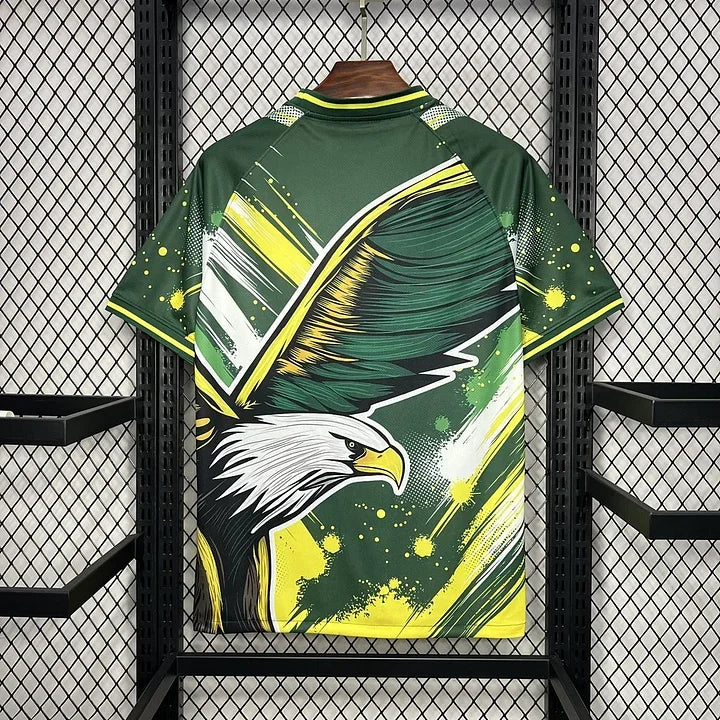 Brazil Concept Green Yellow Eagle Jersey 2024-25