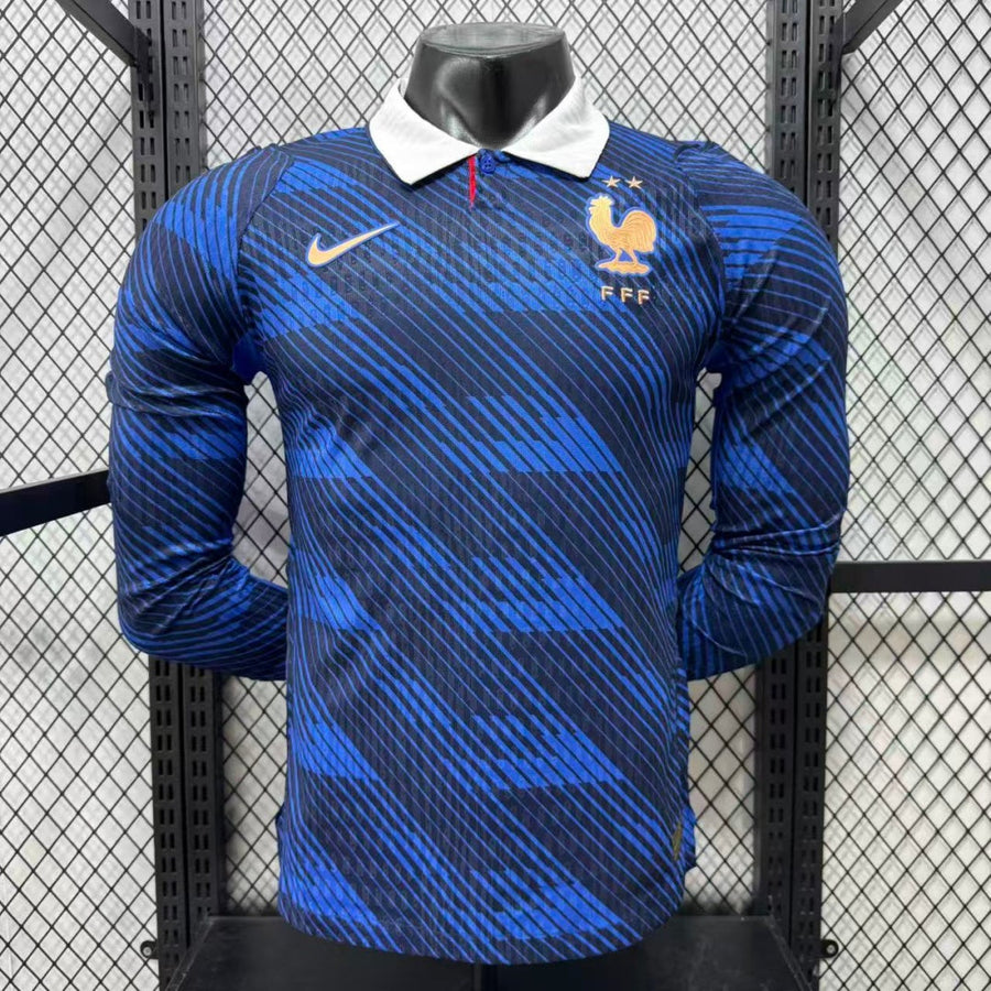 Maillot 2026 France Domicile player Manches Longues