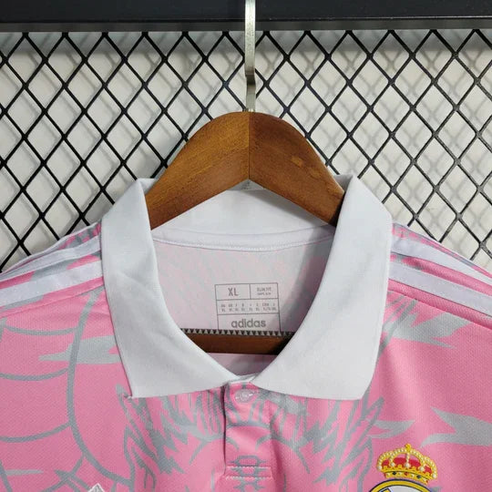 Real Madrid 2023-2024 special edition pink Dragon jersey