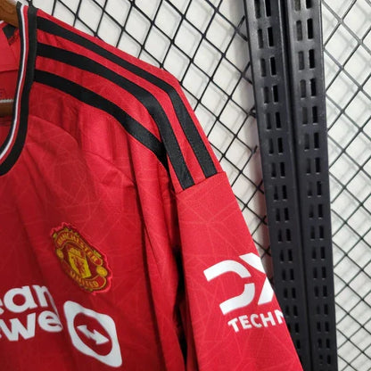 Manchester United 2023 2024 Long-Sleeved Jersey