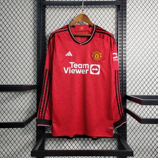 Manchester United 2023 2024 Long-Sleeved Jersey
