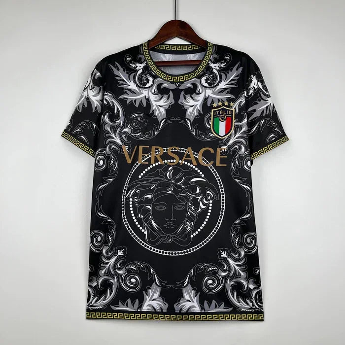 Italy 2023-2024 season jersey Versace collab black