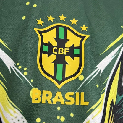 Brazil Concept Green Yellow Eagle Jersey 2024-25