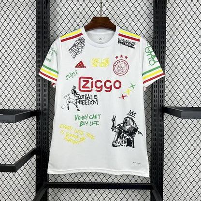Ajax Amsterdam Bob Marley football jersey 2025 2026