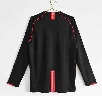 07-08 Manchester United Away Long-Sleeve Jersey