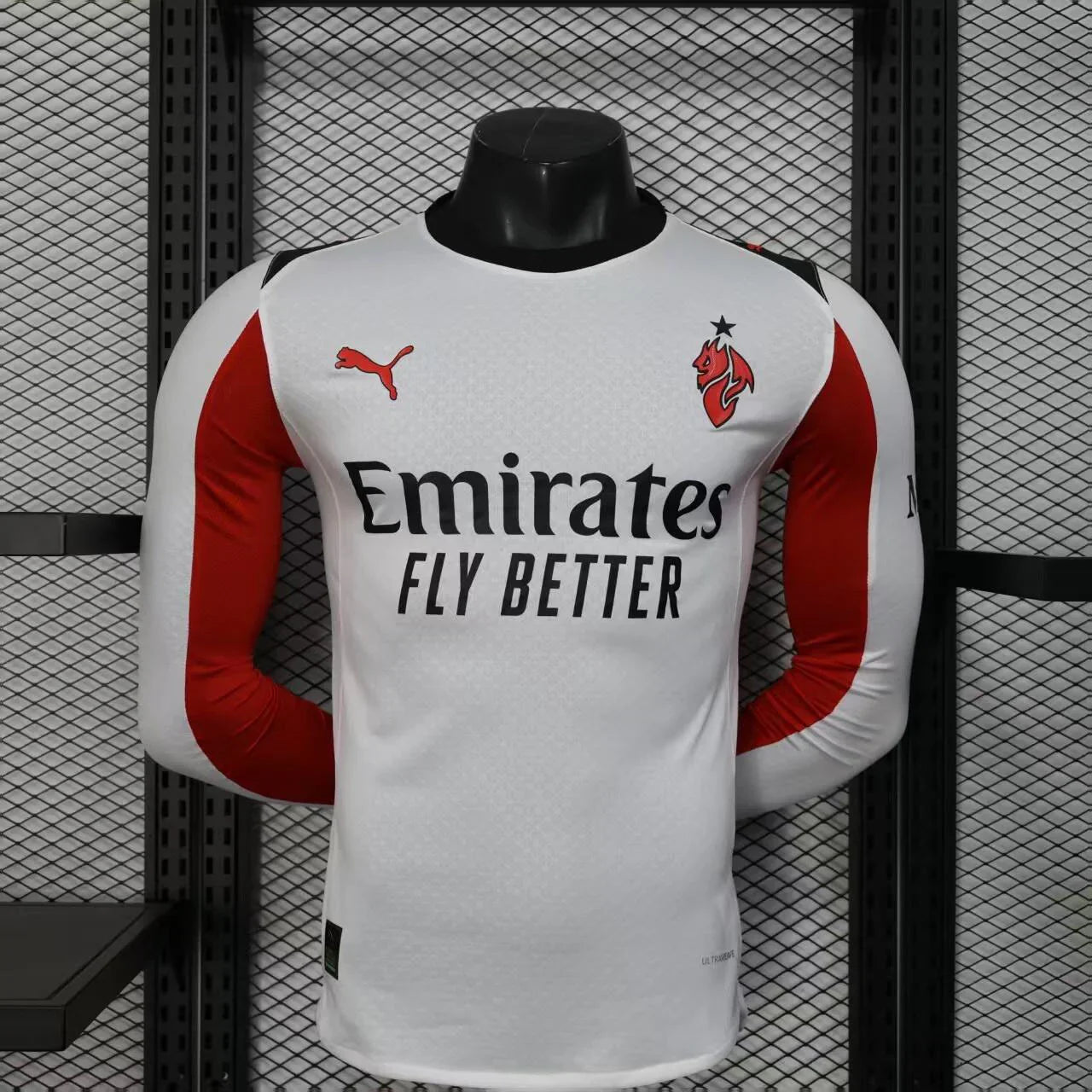 Maillot à manches longues de l'AC Milan - saison 2025-26
