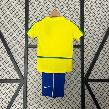 Kids' Brazil Retro Kit 2002