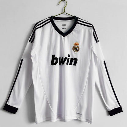 2012-2013 Maillot Retro Real Madrid Domicile   Manches Longues