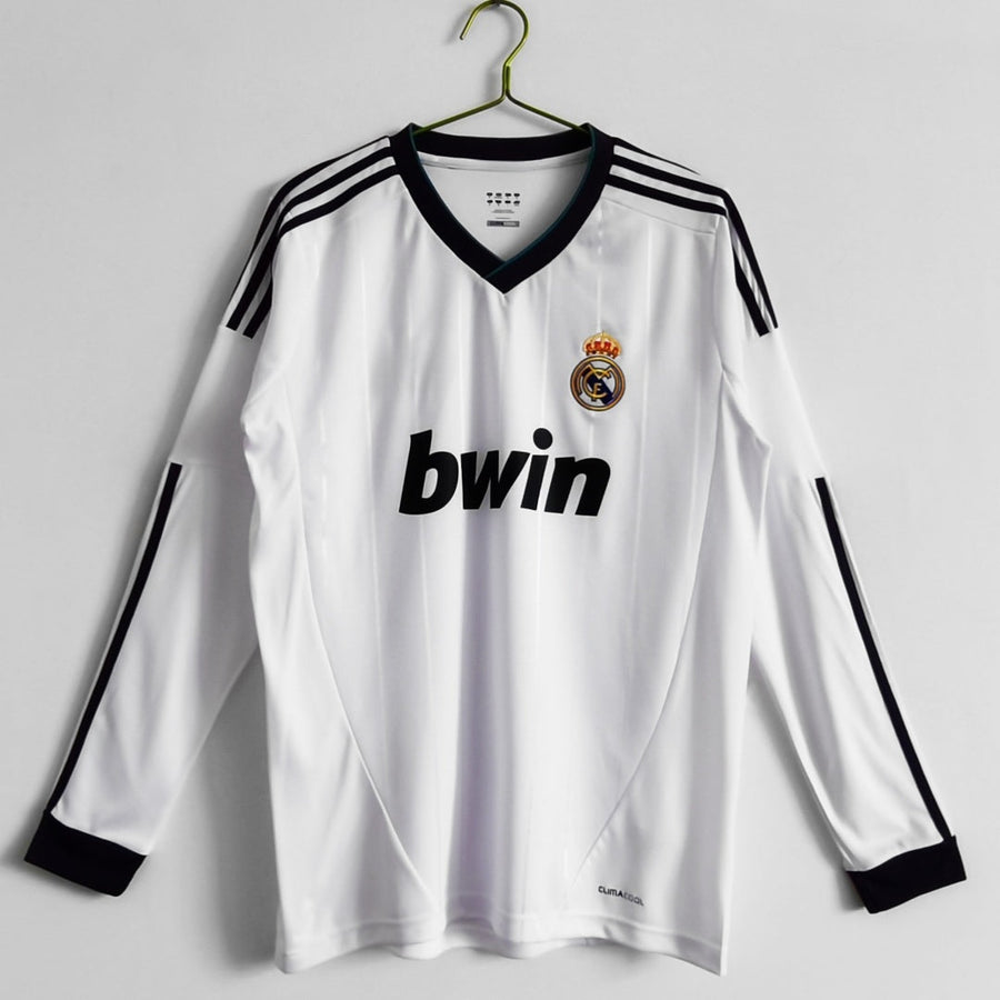 2012-2013 Maillot Retro Real Madrid Domicile   Manches Longues