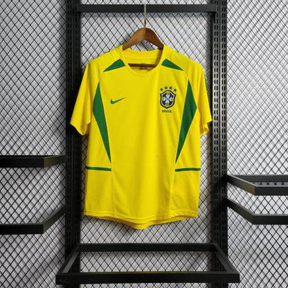 Brazil Retro Football Jersey 2002
