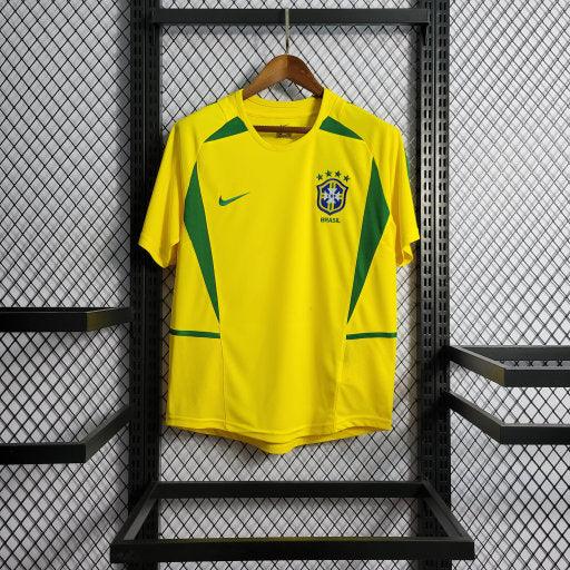 Brazil Retro Football Jersey 2002