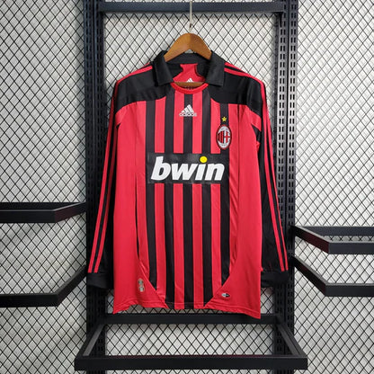 Maillot rétro AC Milan 2007-2008 à manches longues