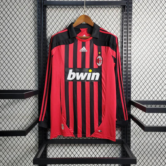 Maillot rétro AC Milan 2007-2008 à manches longues