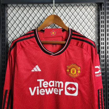 Manchester United 2023 2024 Long-Sleeved Jersey