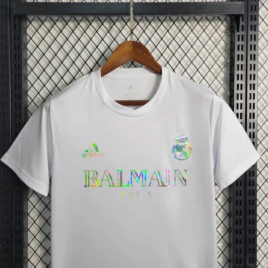 Real Madrid Balmain White Football Jersey 2023 2024