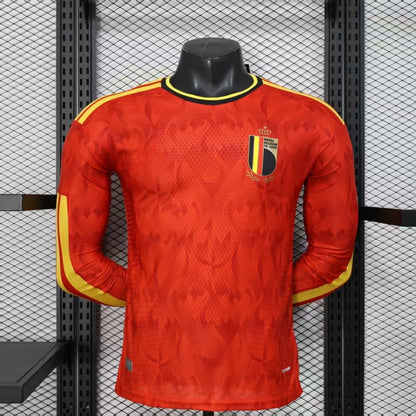 Maillot 25/26 Belgique Domicile player Manches Longues