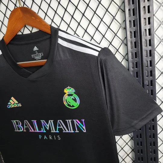 Real Madrid Balmain Black Football Jersey 2023 2024