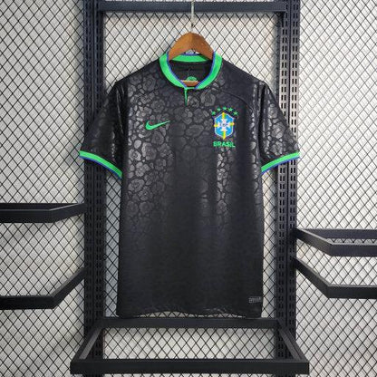 Brazil 22/23 Black Leopard Jersey