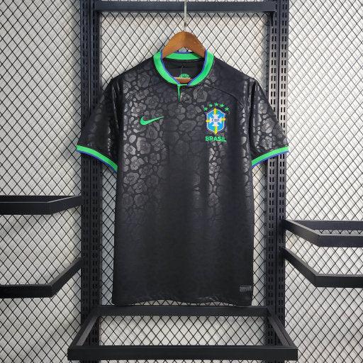 Brazil 22/23 Black Leopard Jersey