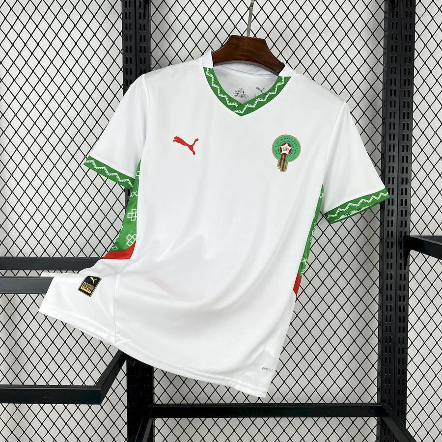 Morocco Away Kit White AFCON 2025-26