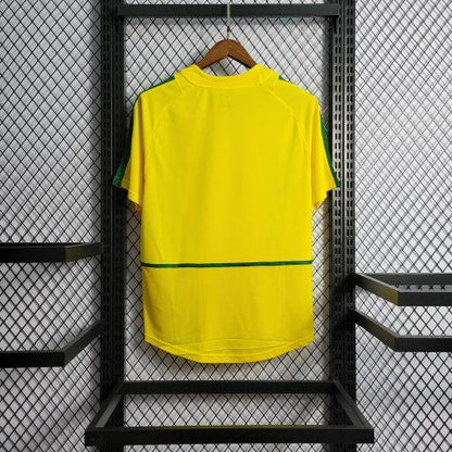 Brazil Retro Football Jersey 2002