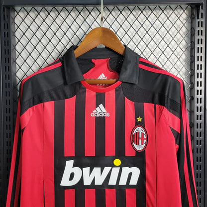 Maillot rétro AC Milan 2007-2008 à manches longues