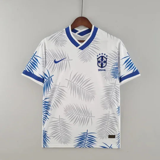 Brazil 2022 Season Special Edition White and Blue Jersey