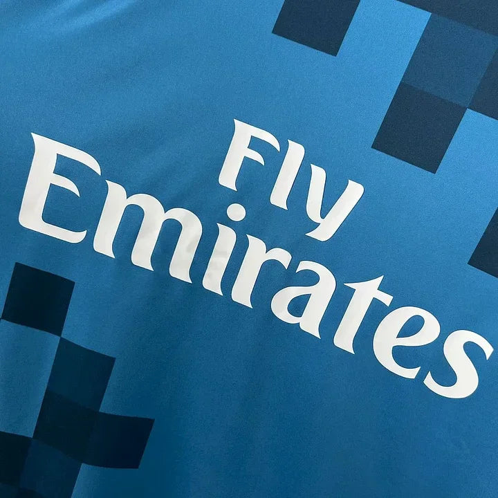 Real Madrid 2017 2018 retro football jersey