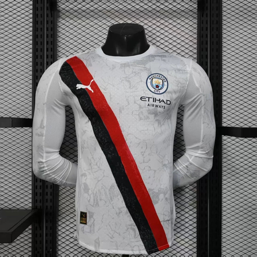 Maillot extérieur de Manchester City à manches longues 2025-26