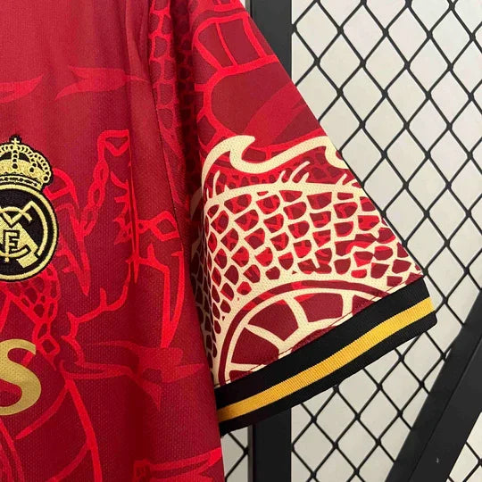 2024/25 Real Madrid Red Dragon Concept Jersey