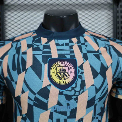 Manchester City Blue Retro Style Special Edition Shirt 24-25