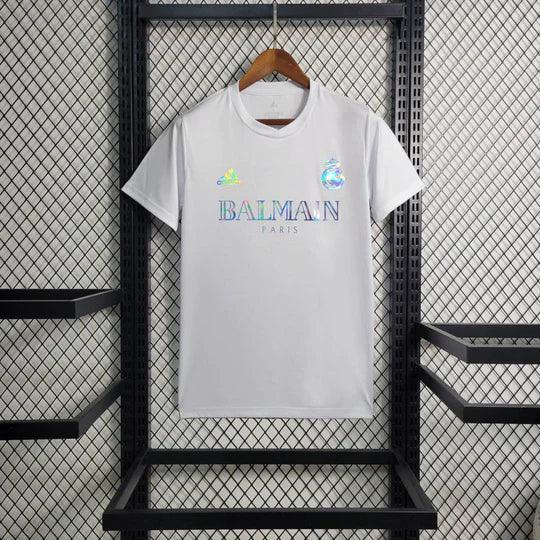 Real Madrid Balmain White Football Jersey 2023 2024