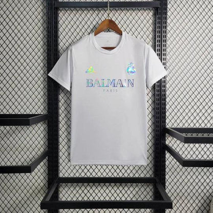 Real Madrid Balmain White Football Jersey 2023 2024