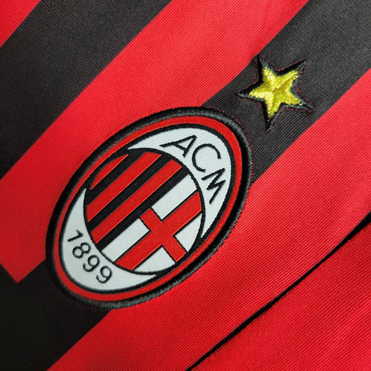 Maillot rétro AC Milan 2007-2008 à manches longues