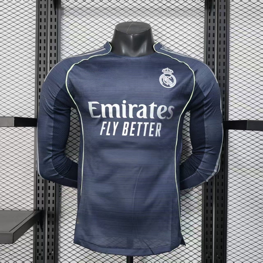 25/26 Maillot  Real Madrid Extérieur  player   Manches Longues