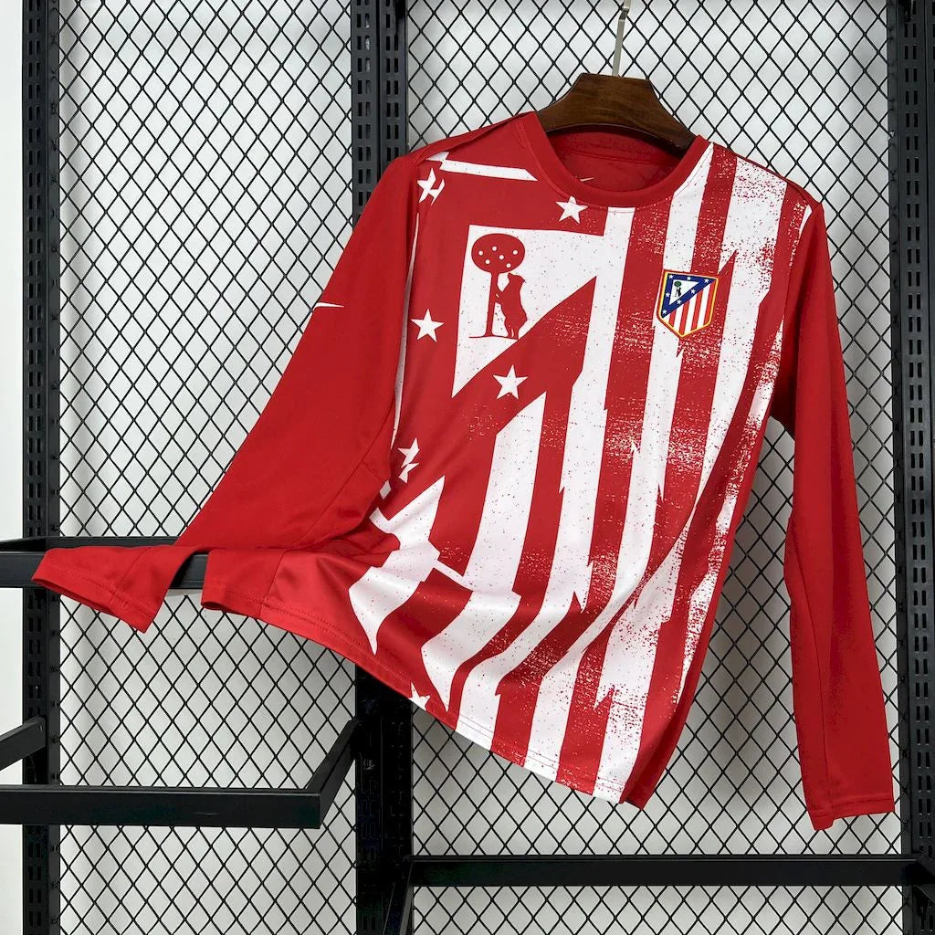 Atletico Madrid long-sleeved training jersey 2025-26