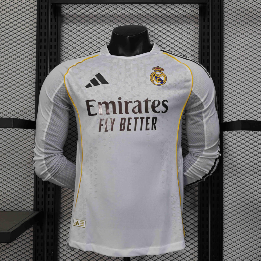 Real Madrid Long Sleeve Jersey 25-26