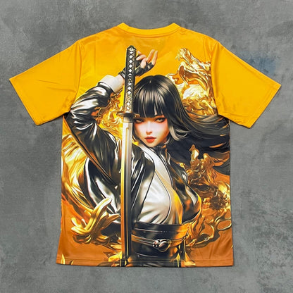 Maillot 25/26 japan anime Spécial yellow